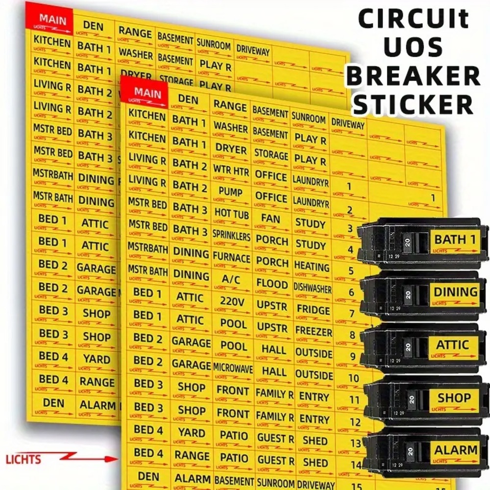 NEW CIRCUIT BOX LABELS - Picture 8 of 9